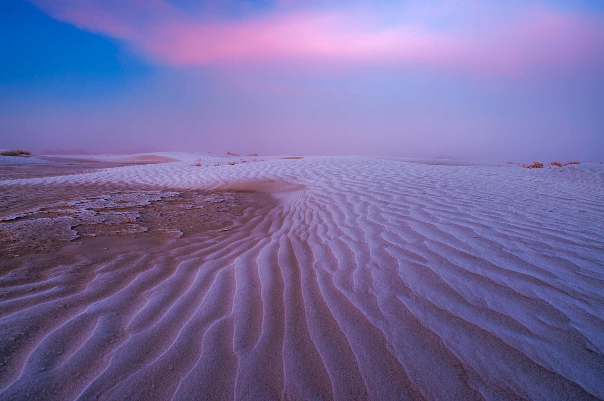 Soft light on the dunes