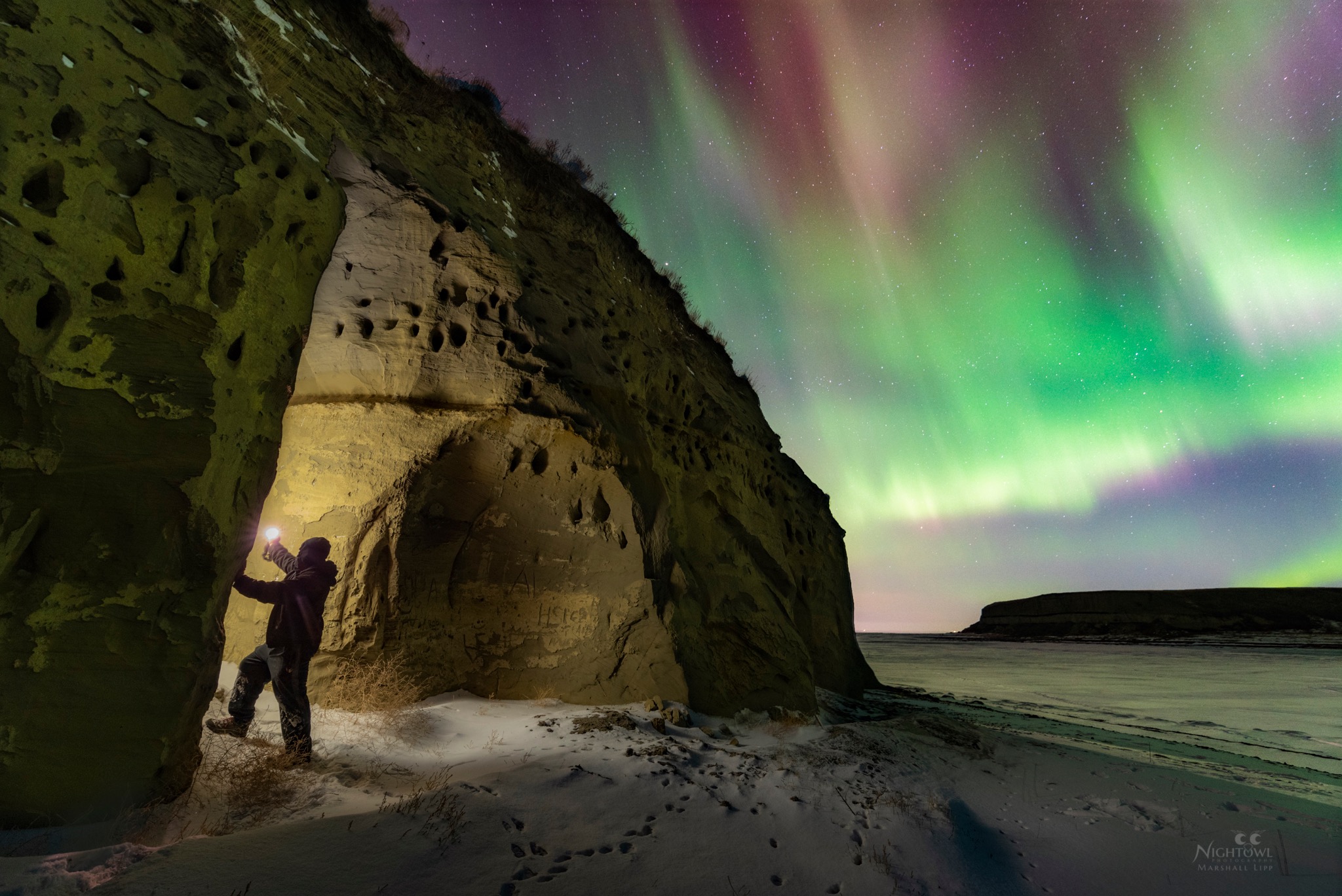 Under the aurora